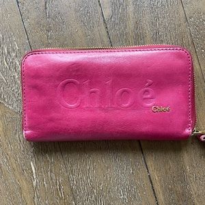 Chloe Marcie Long Zip Wallet